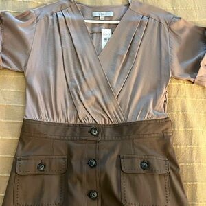 LOFT Utility Style V-Neck Dress NWT Size: 4